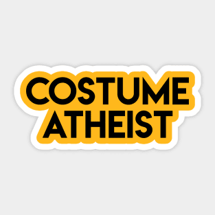 Costume Atheist Sticker